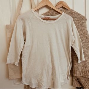 White Quarter Sleeved Shirt